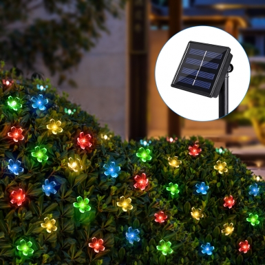 LED圣诞灯 - HCP170  太阳能彩花串灯